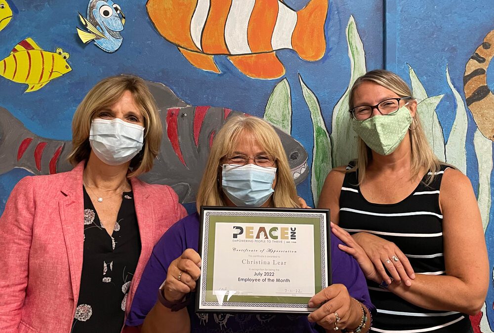 July 2022 – Employee of the Month: Christina Lear