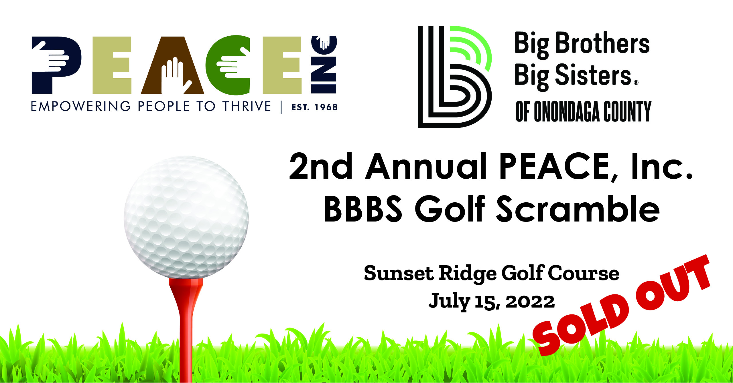 2nd Annual PEACE, Inc. BBBS Golf Scramble - Sold Out