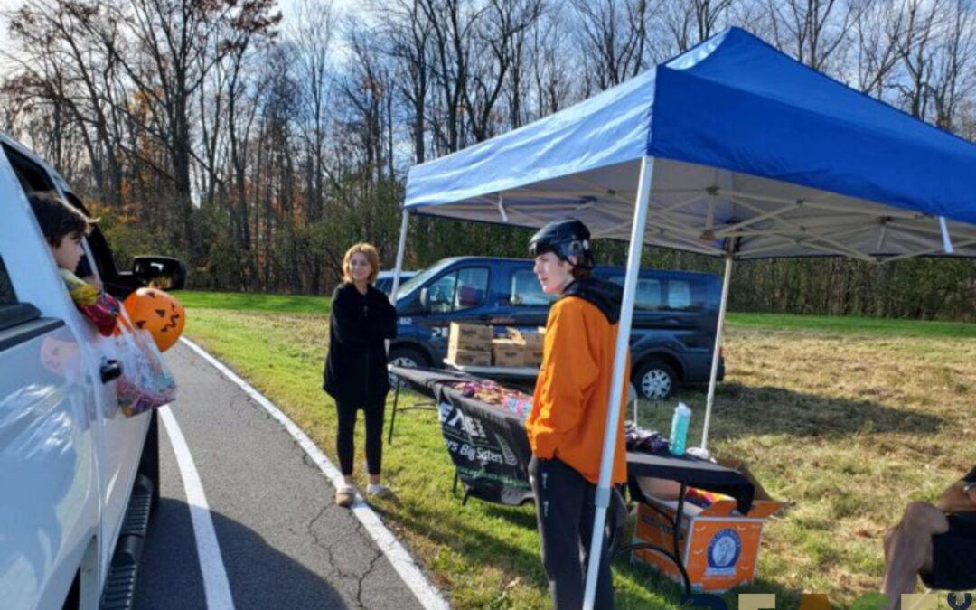 Big Brothers Big Sisters program participated in the Trunk or Treat