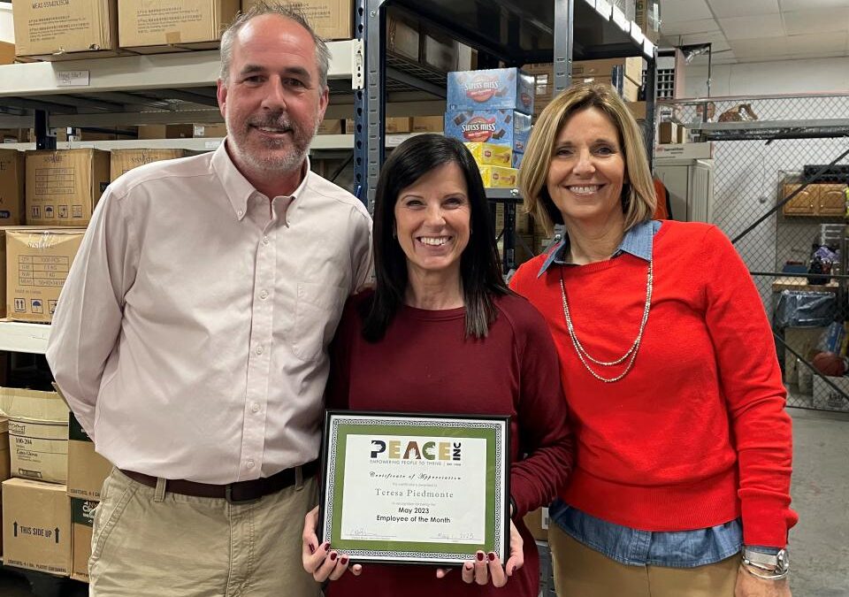May 2023 – Employee of the Month: Teresa Piedmonte