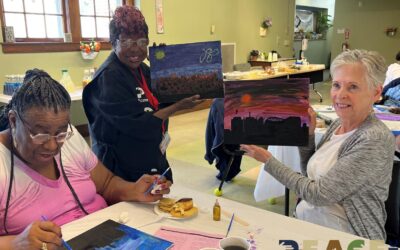 Our AmeriCorps Seniors FGP recently held a Master-PEACEs painting party