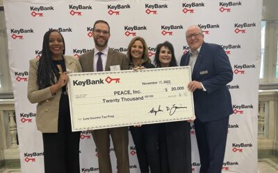 KeyBank Boosts PEACE, Inc.’s Efforts with $20,000 Donation