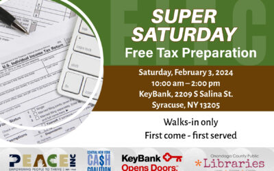 EITC, Free Tax Prep Super Saturday Event planned for February 3