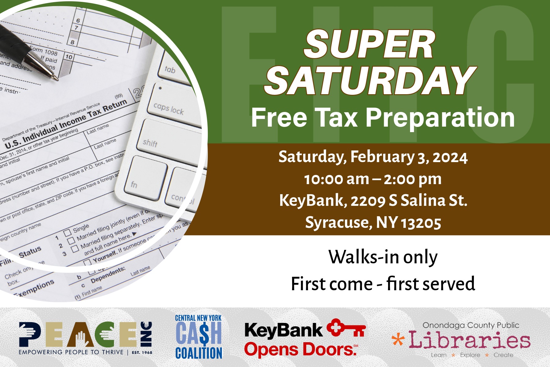 Super Saturday - Free Tax Prep