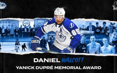 Congratulations to Syracuse Crunch forward Daniel Walcott