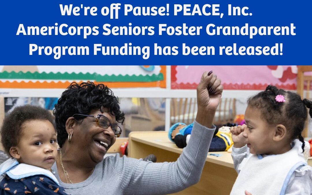 AmeriCorps Senior Forster Grandparent Program Funding Released